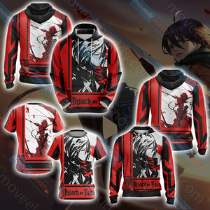 Attack on Titan - Mikasa Ackerman Unisex 3D T-shirt   