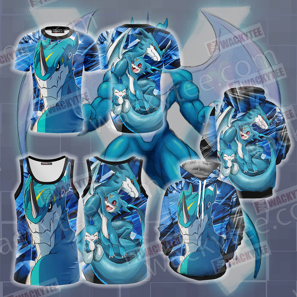 Digimon ExVeemon Unisex 3D T-shirt