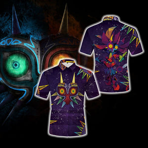 The Legend Of Zelda: Majora's Unisex Hawaiian Shirt S  