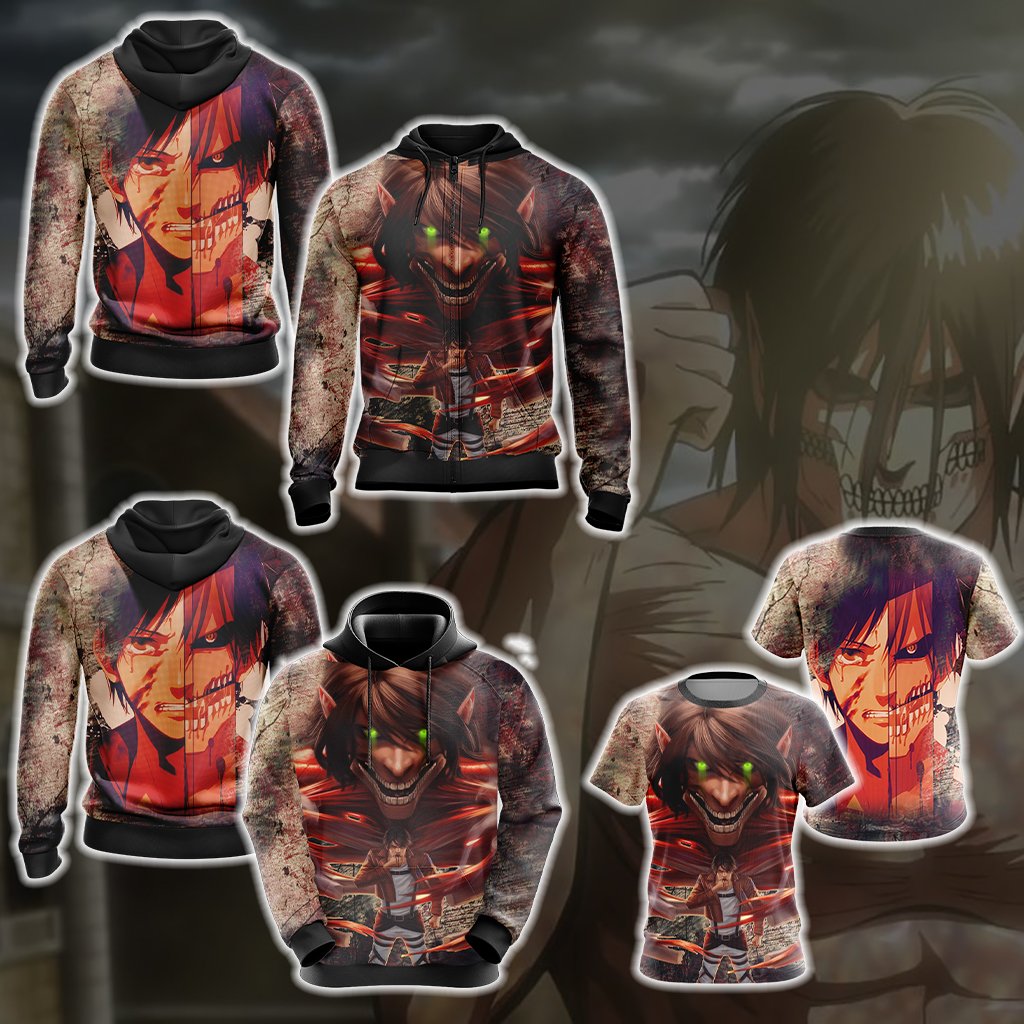 Attack on Titan - Eren Unisex 3D T-shirt