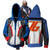 Overwatch Cosplay Soldier 76 Skin Zip Up Hoodie Jacket XS  