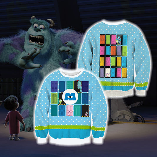 Monsters, Inc. Unisex 3D Sweater