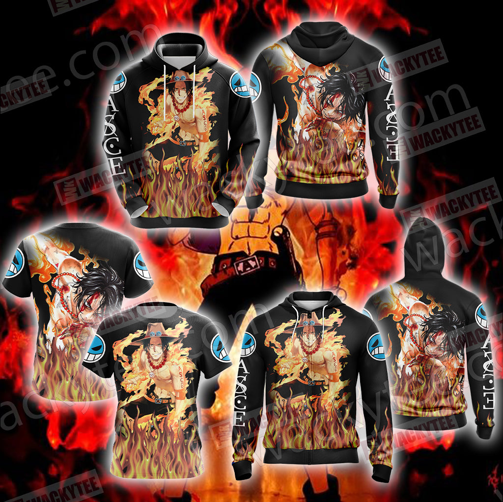 One Piece - Ace New Style Unisex 3D T-shirt