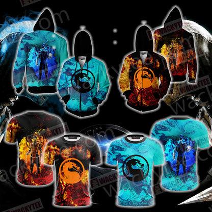 Mortal Kombat Subzero New Version Unisex 3D T-shirt