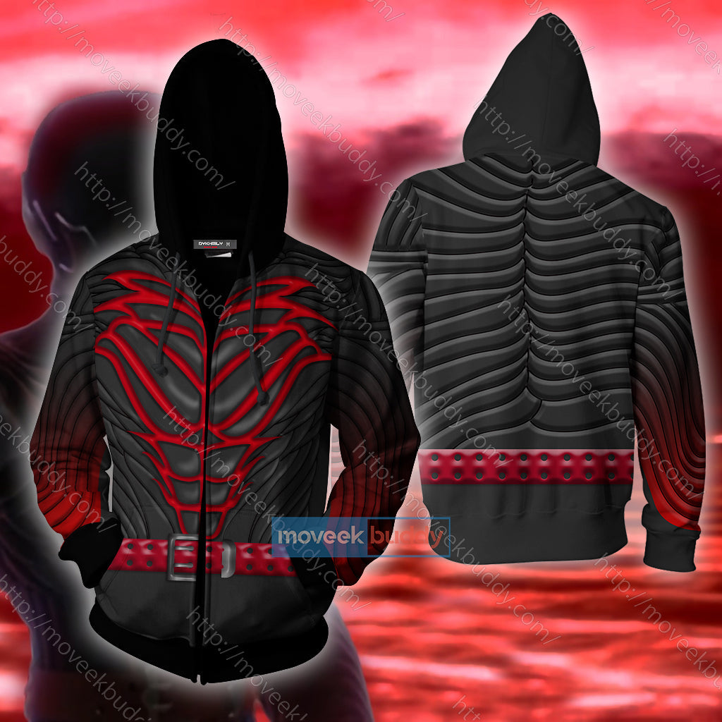 Kingdom Hearts Vanitas Cosplay 3D Zip Up Hoodie Jacket 5XL
