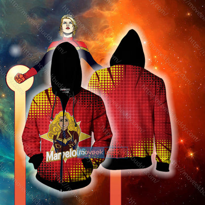 Marvelous Cosplay 3D Hoodie Zip Hoodie