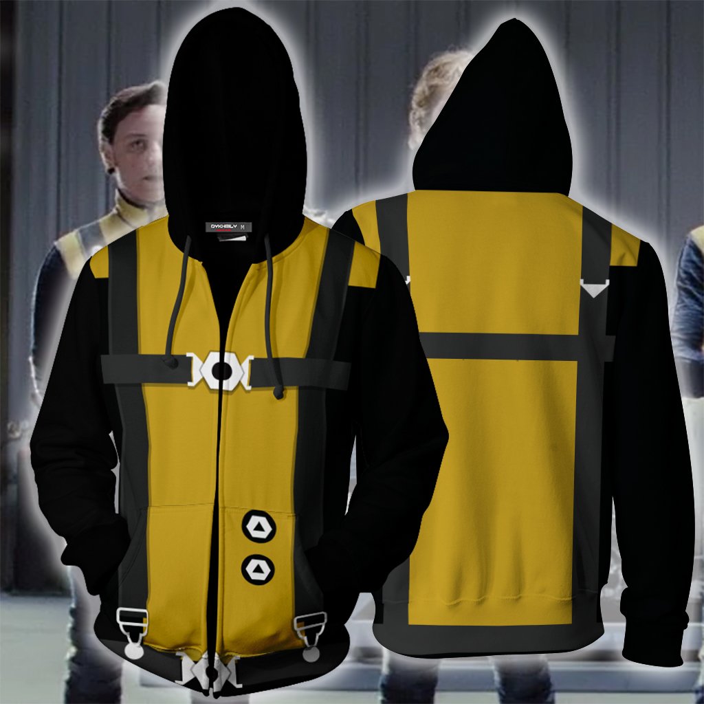 Marvel X-Men III Cosplay Zip Up Hoodie Jacket Yellow