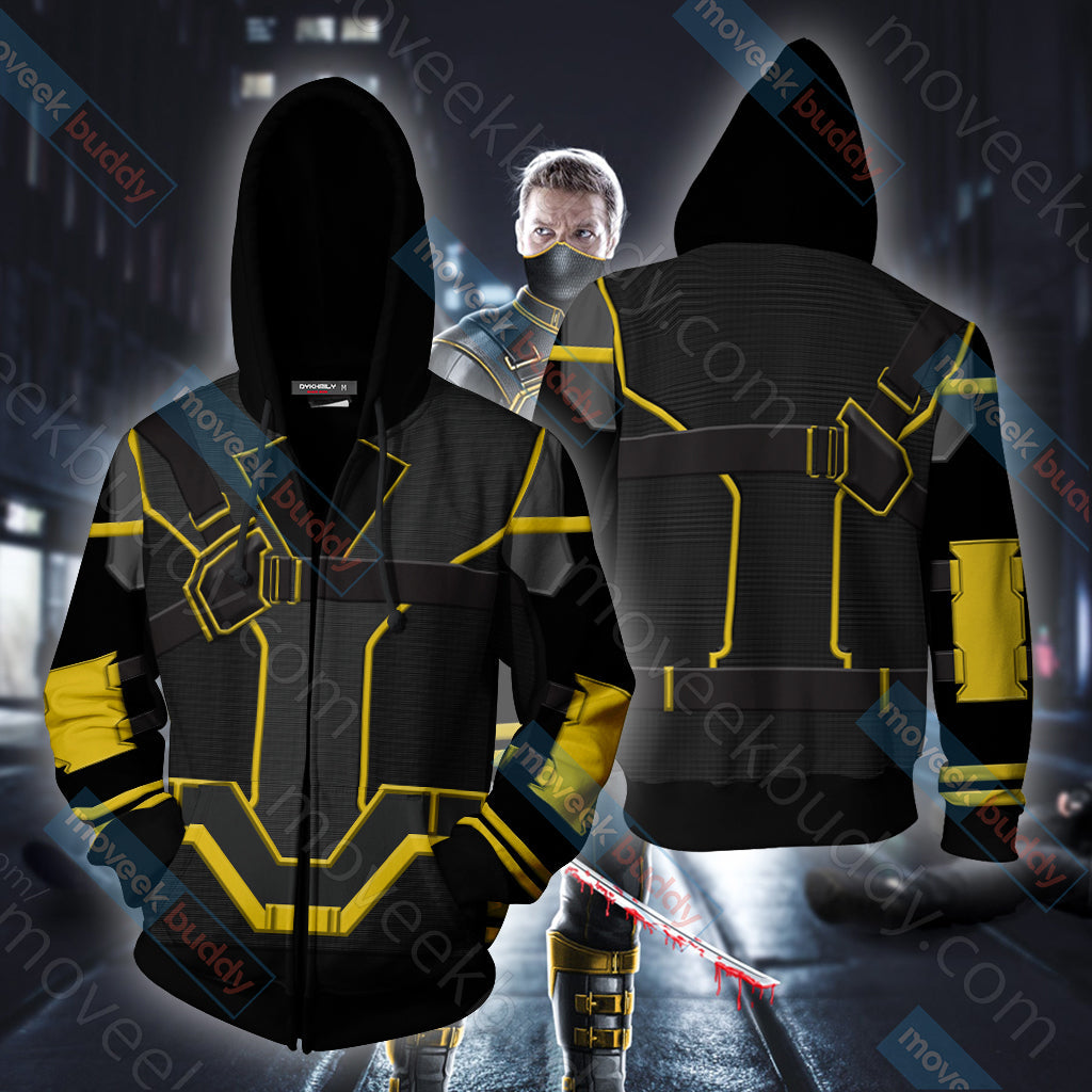 Hawkeye - Ronin Cosplay Zip Up Hoodie Jacket 5XL