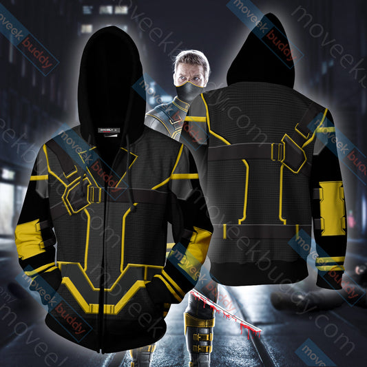 Hawkeye - Ronin Cosplay Zip Up Hoodie Jacket 5XL