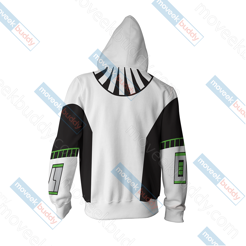 Danny Phantom: Danny Fenton Cosplay Zip Up Hoodie Jacket - WackyTee