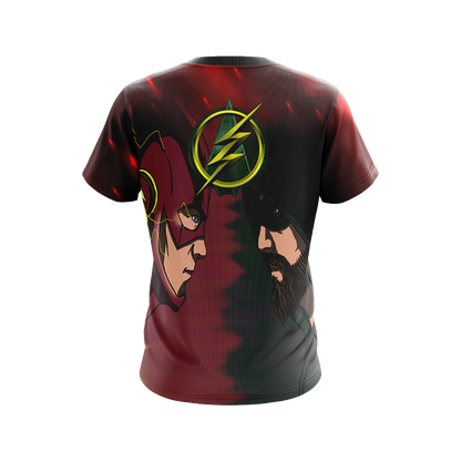 Arrow and Flash New Unisex 3D T-shirt