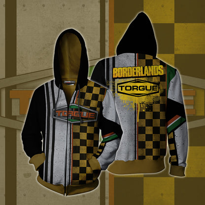 Borderlands Torgue Explosiveness 3D Hoodie Zip Hoodie
