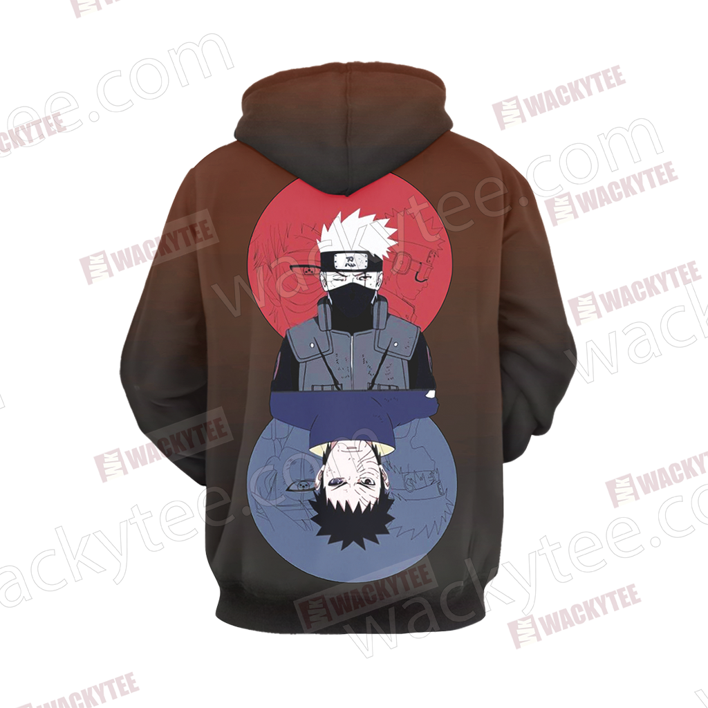 Naruto Obito And Kakashi 3D T-shirt
