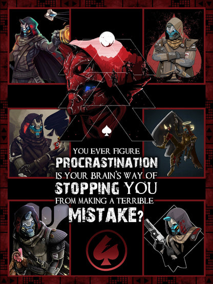 Destiny Cayde-6 Procrastination Stop You From Making A Terrible Mistake 3D Bed Set
