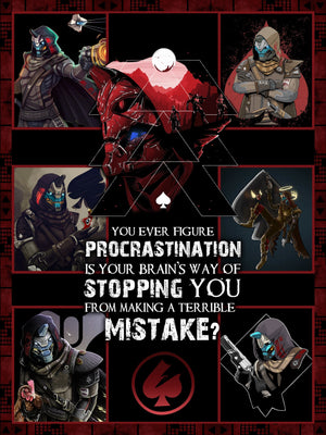Destiny Cayde-6 Procrastination Stop You From Making A Terrible Mistake 3D Bed Set   