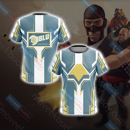 Team Fortress 2 - BLU - BUILDERS LEAGUE UNITED Unisex 3D T-shirt