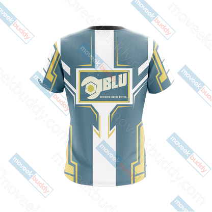 Team Fortress 2 - BLU - BUILDERS LEAGUE UNITED Unisex 3D T-shirt