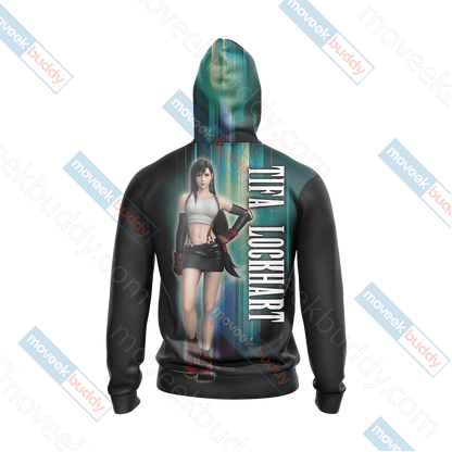 Final Fantasy VII - Tifa Lockhart Unisex Zip Hoodie T-shirt Pullover Hoodie