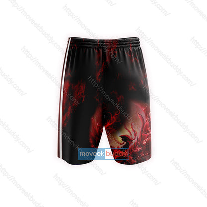 Yu-Gi-Oh! Black Rose Dragon Cosplay Beach Shorts
