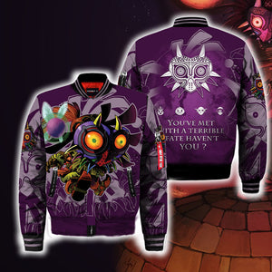 The Legend Of Zelda: Majora's Mask Unisex 3D T-shirt Zip Hoodie Pullover Hoodie Bomber Jacket S 