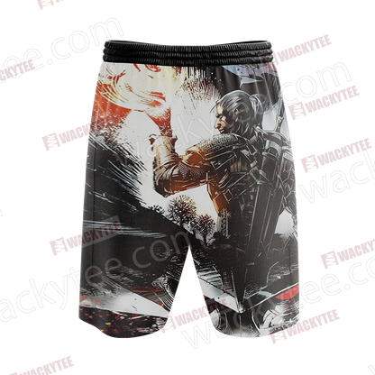 The Witcher 3 Wild Hunt Geralt 3D T-shirt