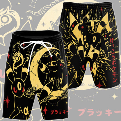 Pokemon Umbreon Video Game All Over Printed T-shirt Tank Top Zip Hoodie Pullover Hoodie Hawaiian Shirt Beach Shorts Joggers Beach Shorts