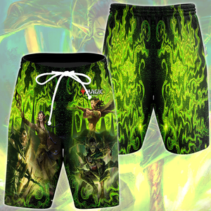 Magic: The Gathering Nissa Revane Video Game All Over Printed T-shirt Tank Top Zip Hoodie Pullover Hoodie Hawaiian Shirt Beach Shorts Joggers