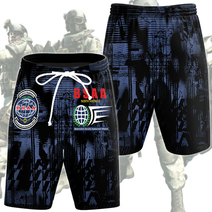 Resident Evil Bioterrorism Security Assessment Alliance (B.S.A.A.) Video Game All Over Printed T-shirt Tank Top Zip Hoodie Pullover Hoodie Hawaiian Shirt Beach Shorts Joggers
