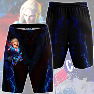 Street Fighter 6 Cammy Video Game All Over Printed T-shirt Tank Top Zip Hoodie Pullover Hoodie Hawaiian Shirt Beach Shorts Joggers Beach Shorts S 
