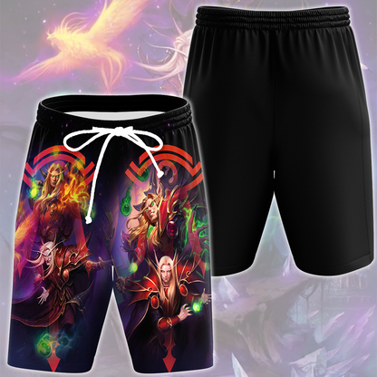 World Of Warcraft Kael'thas Sunstrider Video Game All Over Printed T-shirt Tank Top Zip Hoodie Pullover Hoodie Hawaiian Shirt Beach Shorts Joggers Beach Shorts