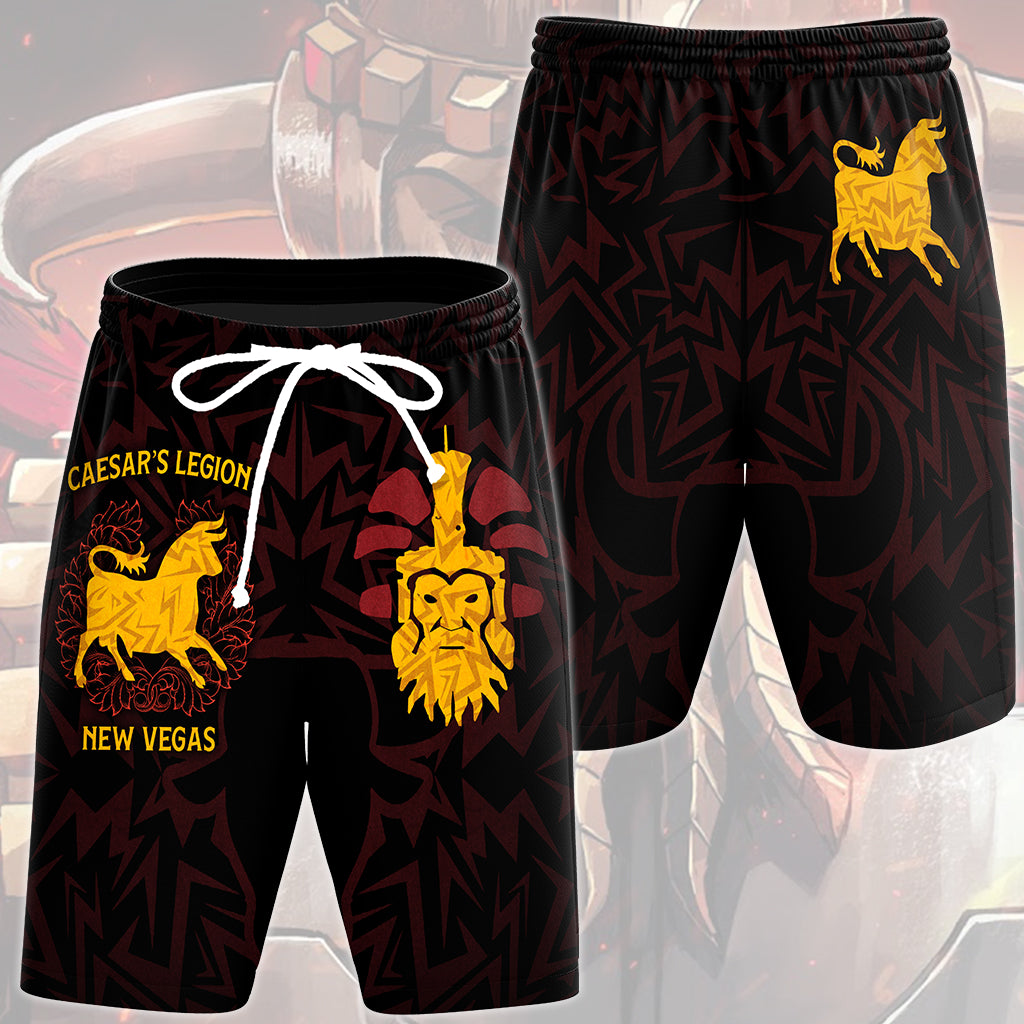 Fallout Caesar's Legion Video Game All Over Printed T-shirt Tank Top Zip Hoodie Pullover Hoodie Hawaiian Shirt Beach Shorts Joggers