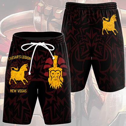 Fallout Caesar's Legion Video Game All Over Printed T-shirt Tank Top Zip Hoodie Pullover Hoodie Hawaiian Shirt Beach Shorts Joggers