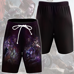 World Of Warcraft Sylvanas Windrunner Video Game All Over Printed T-shirt Tank Top Zip Hoodie Pullover Hoodie Hawaiian Shirt Beach Shorts Joggers Beach Shorts S 