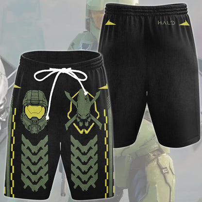 Halo Legendary Symbol Video Game All Over Printed T-shirt Tank Top Zip Hoodie Pullover Hoodie Hawaiian Shirt Beach Shorts Joggers