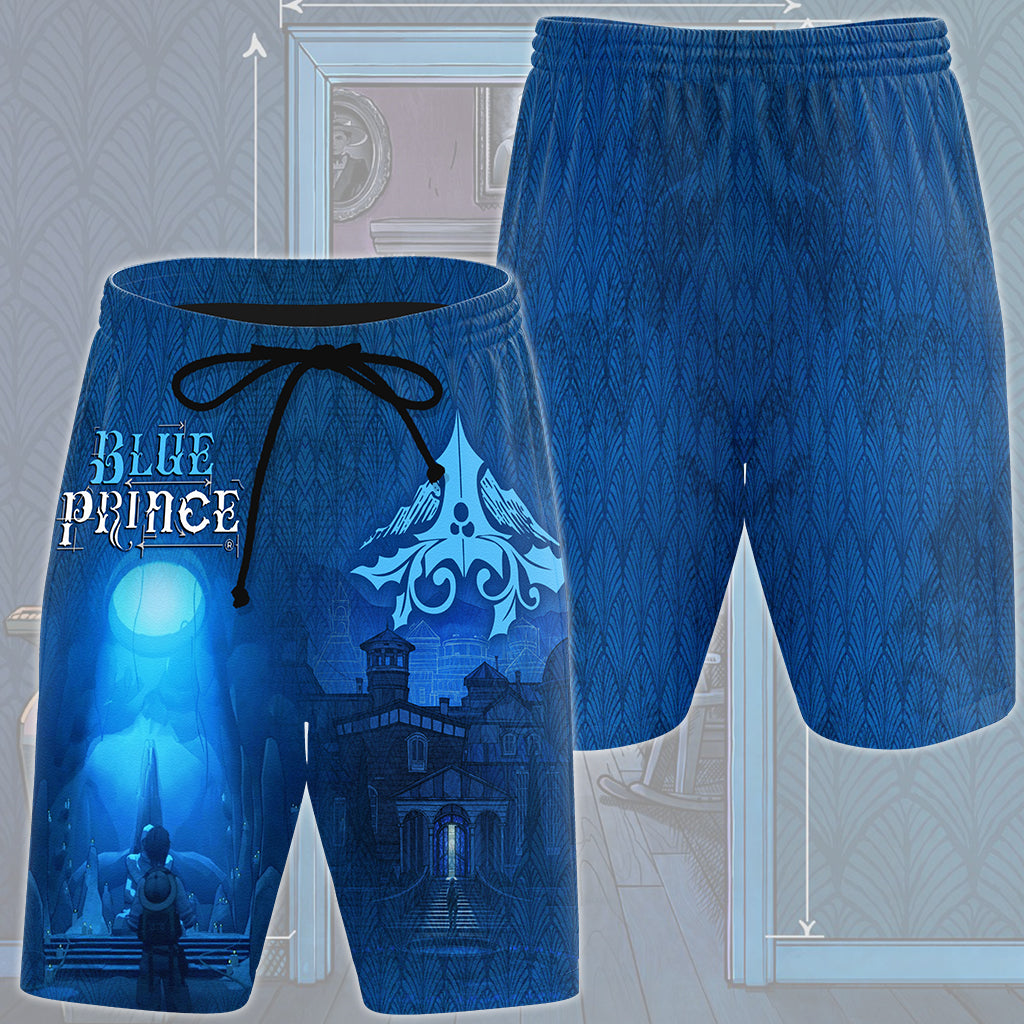 Blue Prince Video Game All Over Printed T-shirt Tank Top Zip Hoodie Pullover Hoodie Hawaiian Shirt Beach Shorts Joggers Beach Shorts