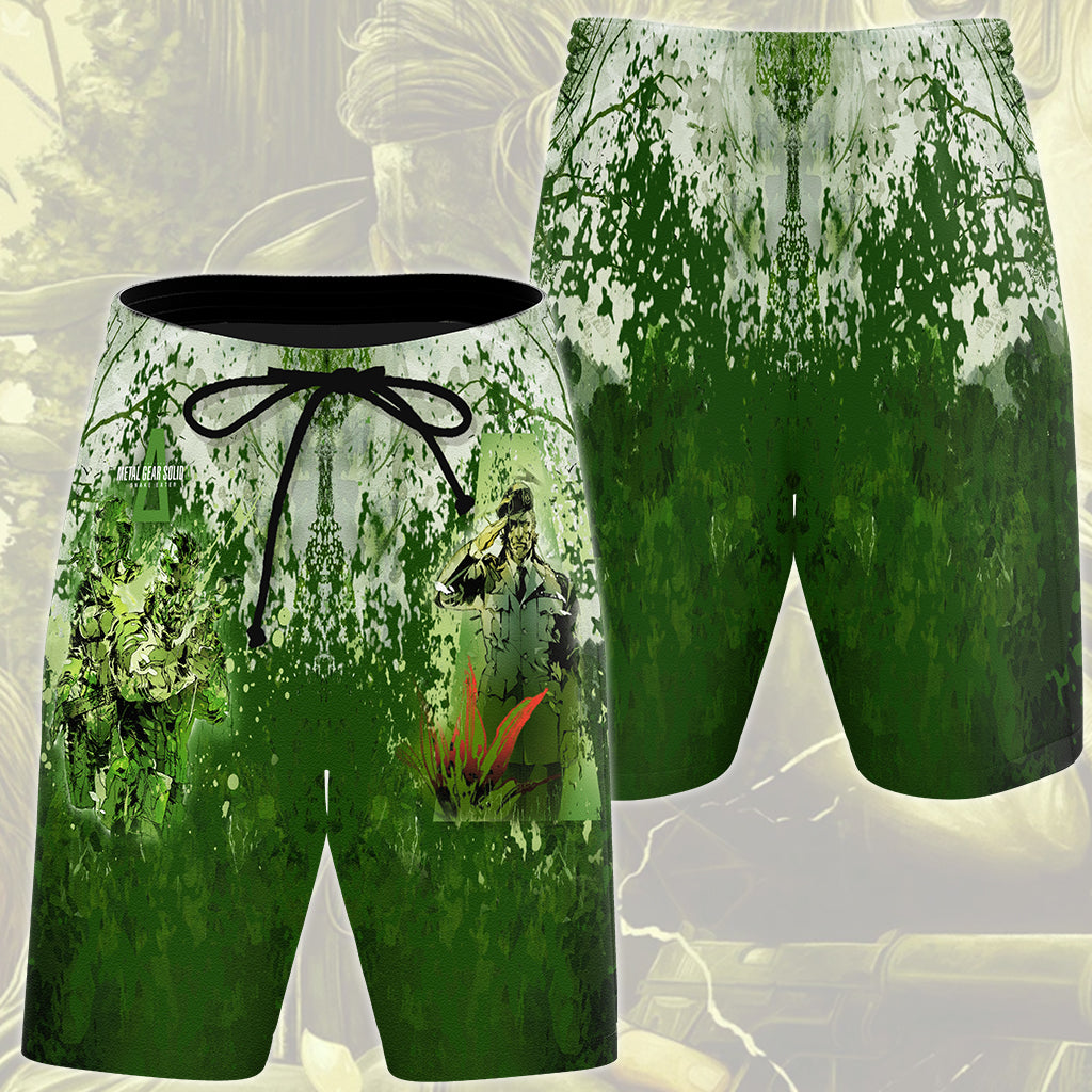 Metal Gear Solid: Snake Eater Video Game All Over Printed T-shirt Tank Top Zip Hoodie Pullover Hoodie Hawaiian Shirt Beach Shorts Joggers Beach Shorts