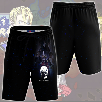 Fire Emblem Three Houses Video Game All Over Printed T-shirt Tank Top Zip Hoodie Pullover Hoodie Hawaiian Shirt Beach Shorts Joggers Beach Shorts