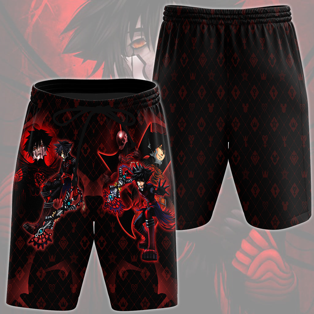 Kingdom Hearts Vanitas Video Game All Over Printed T-shirt Tank Top Zip Hoodie Pullover Hoodie Hawaiian Shirt Beach Shorts Joggers Beach Shorts