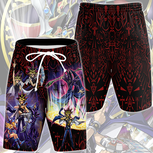 Yu-Gi-Oh! Dark Magician Video Game All Over Printed T-shirt Tank Top Zip Hoodie Pullover Hoodie Hawaiian Shirt Beach Shorts Joggers Beach Shorts S 