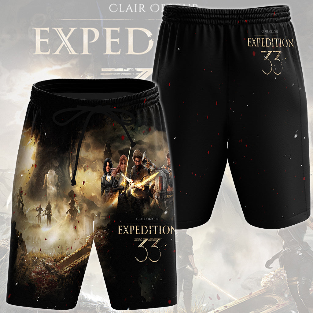 Clair Obscur: Expedition 33 Video Game All Over Printed T-shirt Tank Top Zip Hoodie Pullover Hoodie Hawaiian Shirt Beach Shorts Joggers Beach Shorts