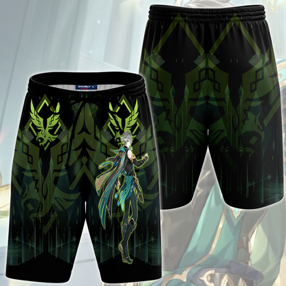 Genshin Impact Alhaitham Video Game All Over Printed T-shirt Tank Top Zip Hoodie Pullover Hoodie Hawaiian Shirt Beach Shorts Joggers Beach Shorts