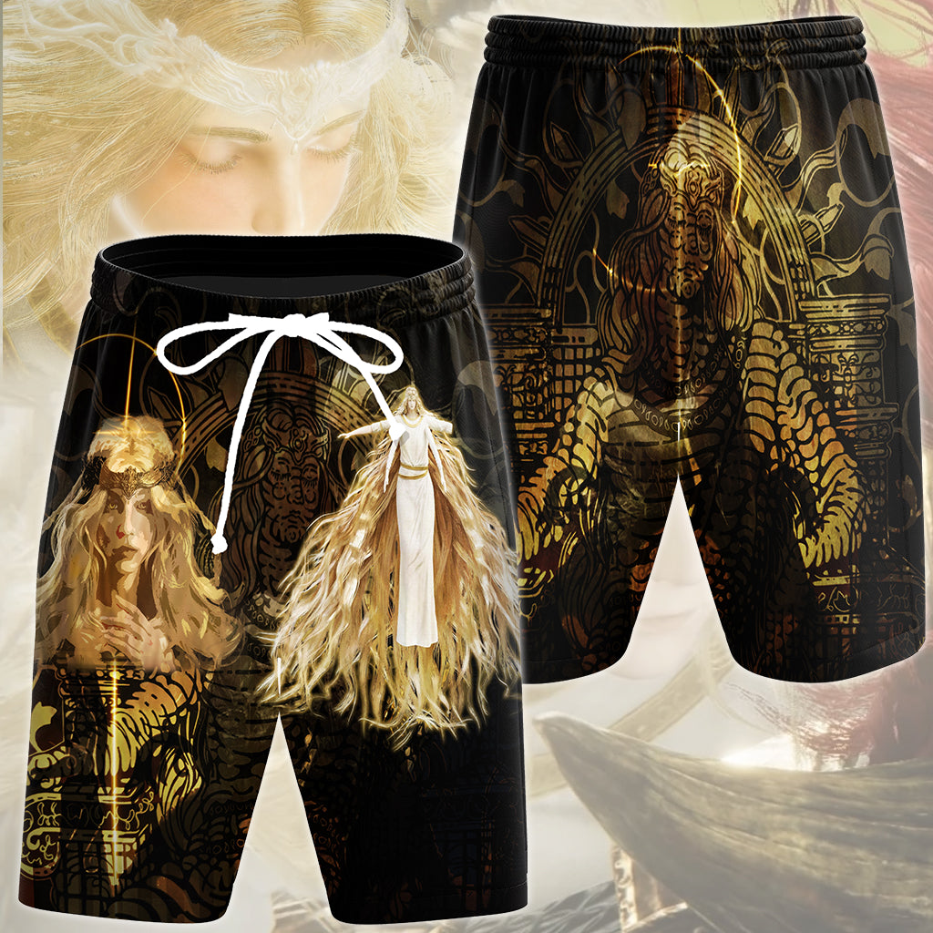 Elden Ring Miquella the Kind Video Game All Over Printed T-shirt Tank Top Zip Hoodie Pullover Hoodie Hawaiian Shirt Beach Shorts Joggers Beach Shorts