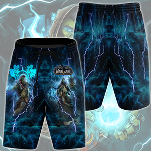 World Of Warcraft Thrall Video Game All Over Printed T-shirt Tank Top Zip Hoodie Pullover Hoodie Hawaiian Shirt Beach Shorts Joggers Beach Shorts S 