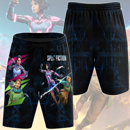 Split Fiction Video Game All Over Printed T-shirt Tank Top Zip Hoodie Pullover Hoodie Hawaiian Shirt Beach Shorts Joggers Beach Shorts