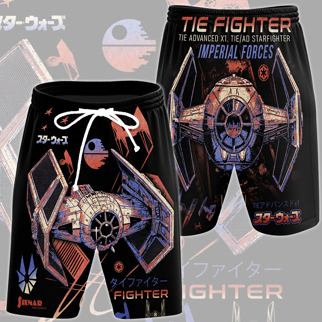 Star Wars Tie Advance Fighter Video Game All Over Printed T-shirt Tank Top Zip Hoodie Pullover Hoodie Hawaiian Shirt Beach Shorts Joggers Beach Shorts