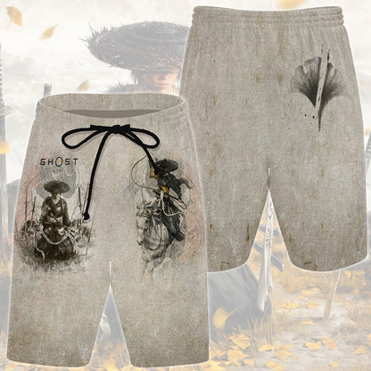 Ghost of Yotei Video Game All Over Printed T-shirt Tank Top Zip Hoodie Pullover Hoodie Hawaiian Shirt Beach Shorts Joggers Beach Shorts