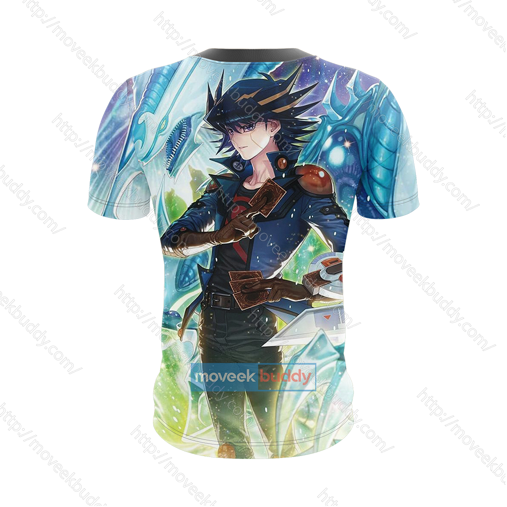 Yu-Gi-Oh! Yusei Fudo and Stardust Dragon 3D T-shirt   