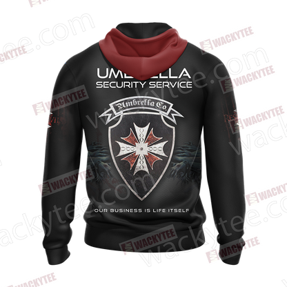 Resident Evil Umbrella Security Service (USS) Unisex 3D T-shirt