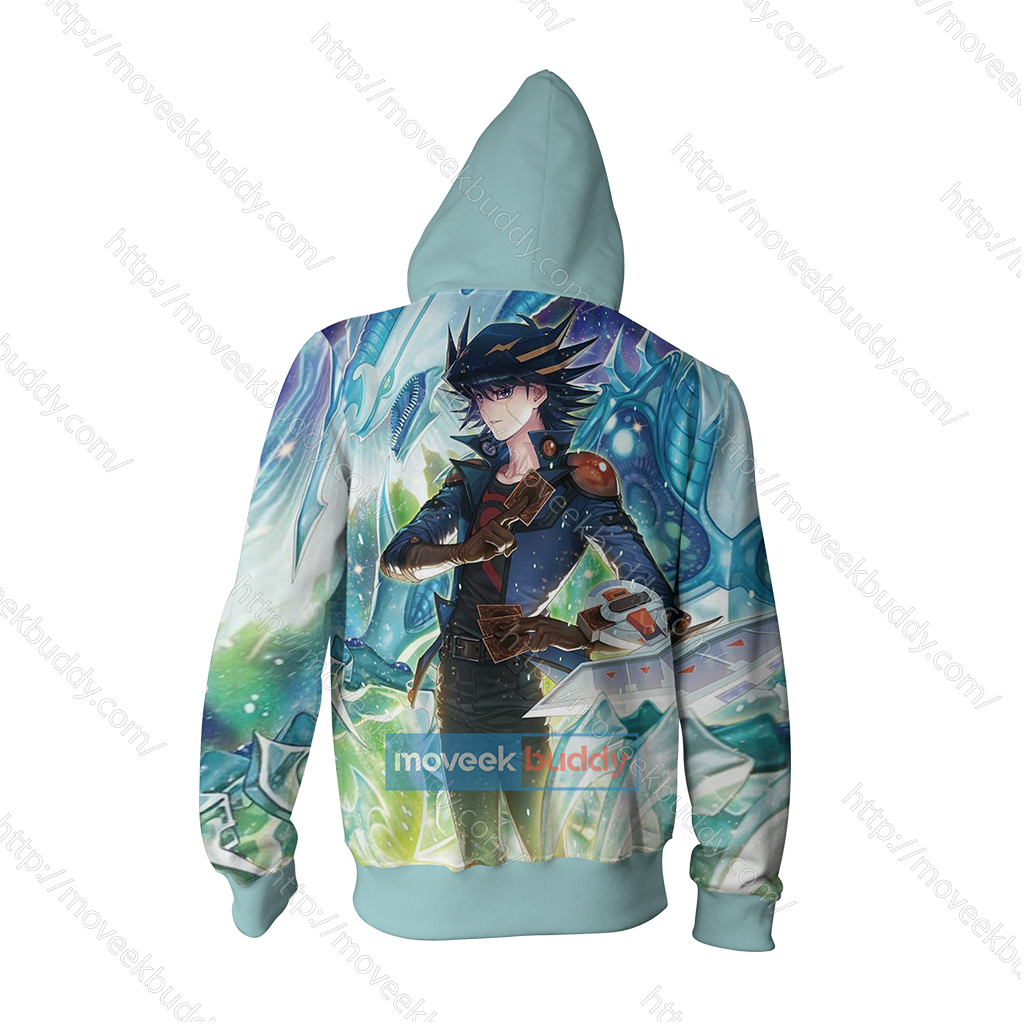 Yu-Gi-Oh! Yusei Fudo and Stardust Dragon 3D T-shirt   