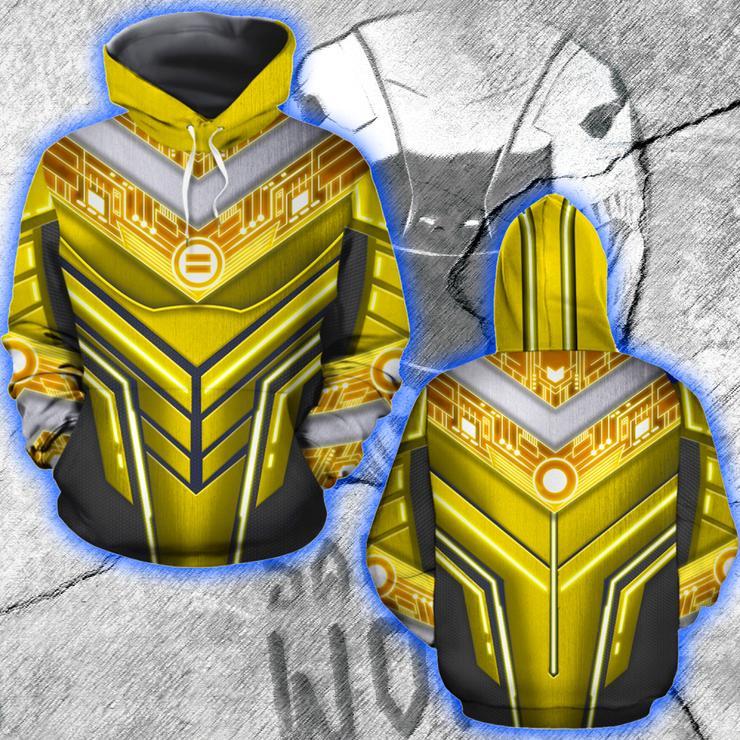 Power Ranger ZEO Cosplay 3D Hoodie Gold Ranger